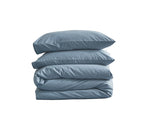 Beautiful Duvet Cover Quilt Set Flat Cover Pillow Case Essential Blue Single