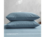 Beautiful Duvet Cover Quilt Set Flat Cover Pillow Case Essential Blue Single