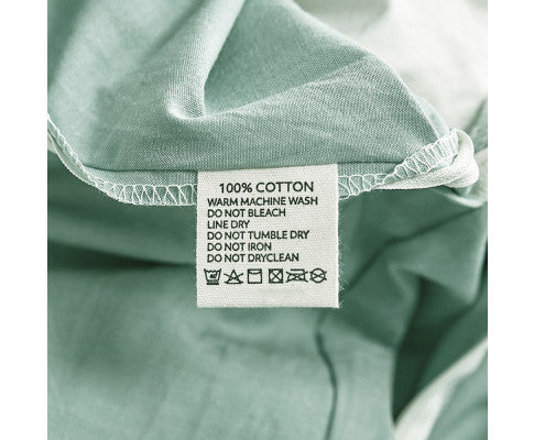 Comfortable Duvet Cover Quilt Set Flat Cover Pillow Case Essential Green Single