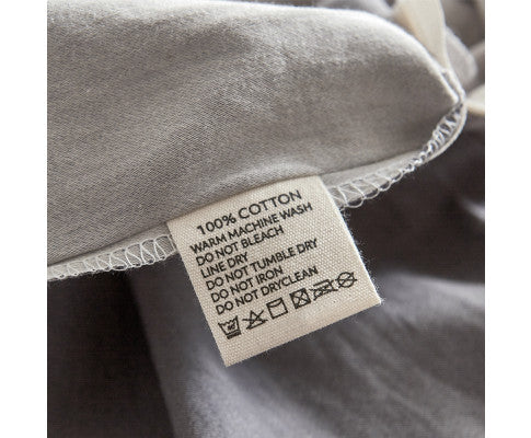 Comfortable Duvet Cover Quilt Set Single Flat Cover Pillow Case Grey Inspired