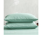 Bed Sheets Set King Cover Pillow Case Green