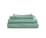 Bed Sheets Set King Cover Pillow Case Green