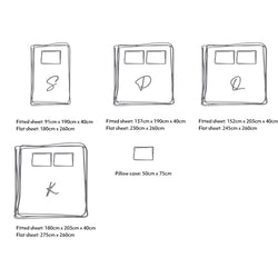 Sheet Set Cotton Sheets Queen Orange Brown