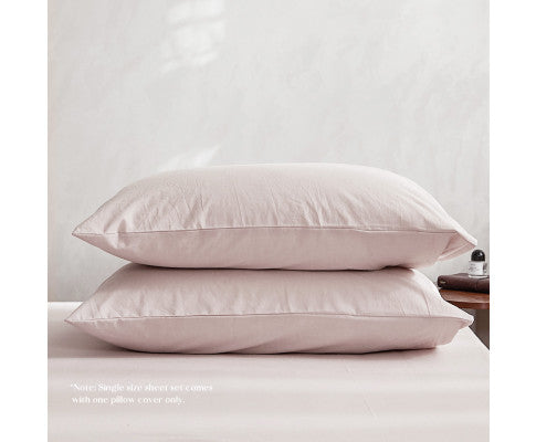 Beautiful Bed Sheets Set Queen Flat Cover Pillow Case Purple Essential