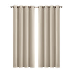 2x Blockout Curtains Panels 3 Layers Eyelet