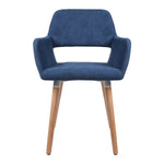 2x Dining Chairs Blue