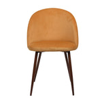 2x Dining Chairs Mustard