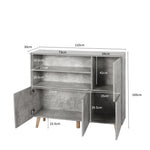 Buffet Sideboard Storage Cabinet solid wood Cupboard