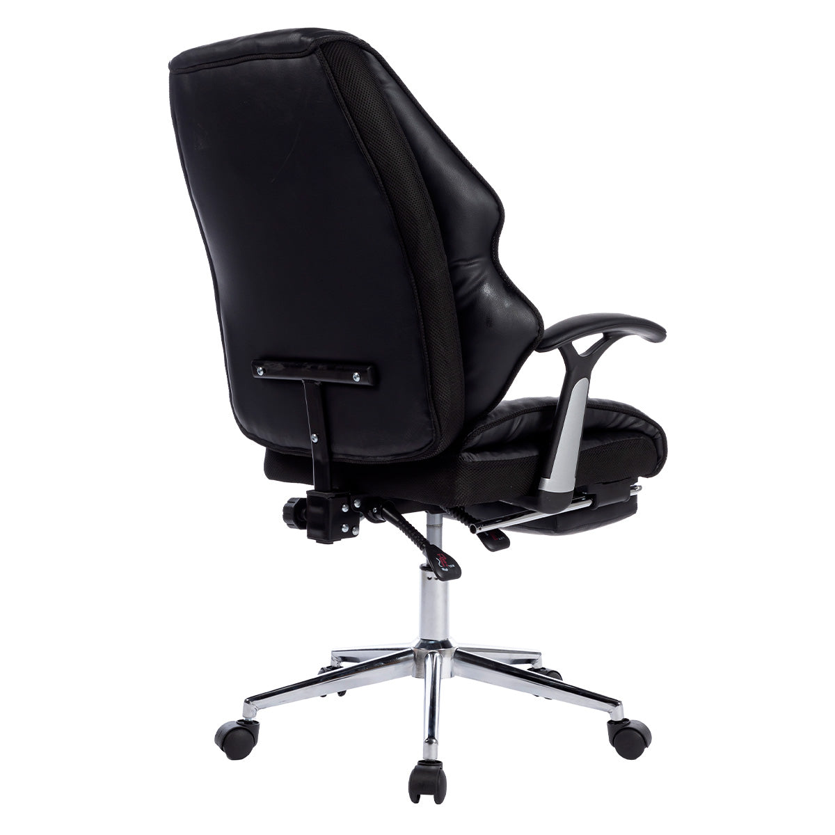 Leather High Back Modern Reclining Executive Office Chair Black