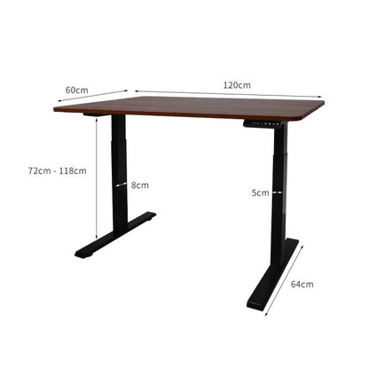 High-quality Standing Desk Motorised Height Electric Computer Table-Wooden