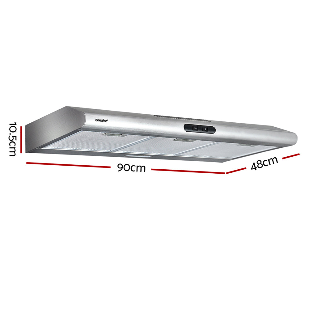Comfee Rangehood 90cm Range Hood Stainless Steel Built In Kitchen Canopy,Durable