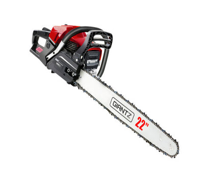 58cc Commercial Petrol Chainsaw 22 Bar E-Start Chains Saw Tree Pruning - Melbourne Home & Living