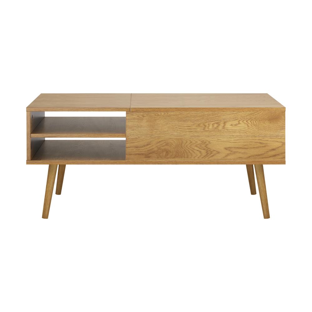 Coffee Table Lift Up Top Modern Tables Hidden Book Storage Shelf Wood