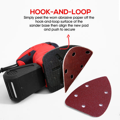 Traderight Sandpaper Hook and Loop Grit X10