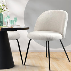 Dining Chairs Accent Chair Armchair Kitchen Upholstered Exclusive White