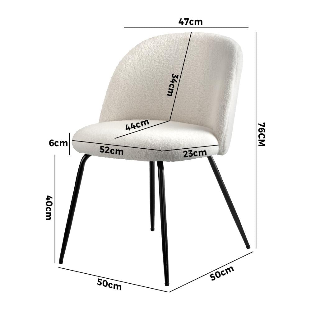 Dining Chairs Accent Chair Armchair Kitchen Upholstered Exclusive White