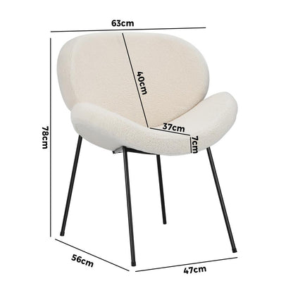Armchair Dining Chair Accent Chairs Tub Armchairs Exclusive White