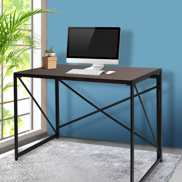 Foldable Home Student Table Metal Stable