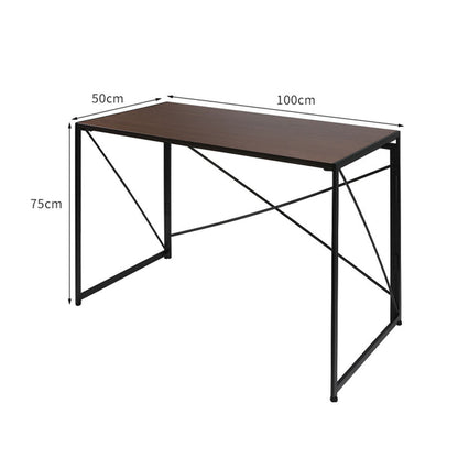 Foldable Home Student Table Metal Stable