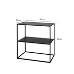 Console Table 3-Tier Office Furniture Desk Hallway Side Entry Display Shelf