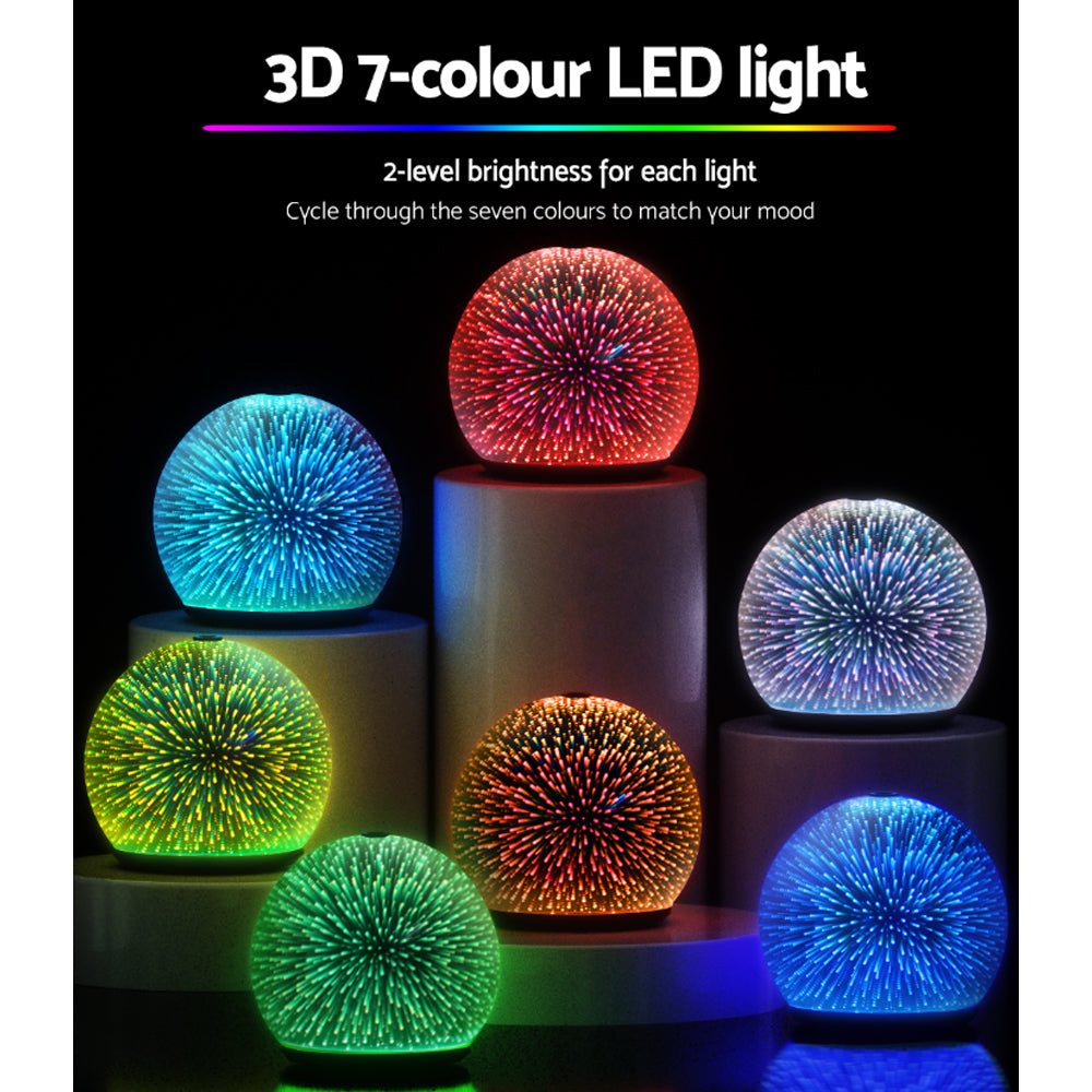 Aroma Diffuser 3D Led Light Firework 240Ml