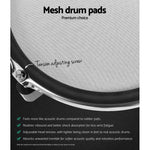 8 Piece Electric Electronic Drum Kit Mesh Drums Set Pad Tom Midi For Kids