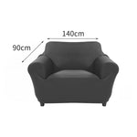 Couch Covers 1-Seater Dark Grey