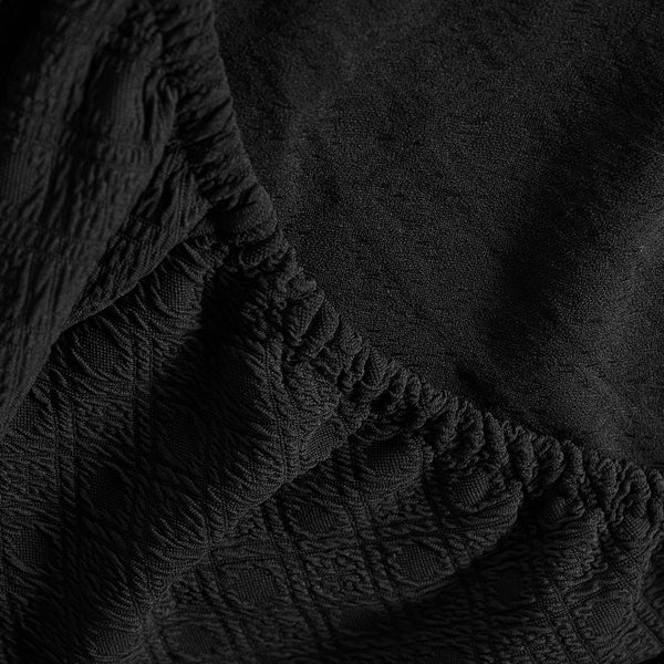 Sofa Cover 2-Seater Black