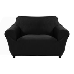 Sofa Cover 2-Seater Black