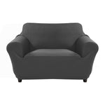 Sofa Cover 2-Seater Dark Grey