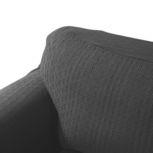 Sofa Cover 2-Seater Dark Grey