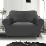 Sofa Cover 2-Seater Dark Grey