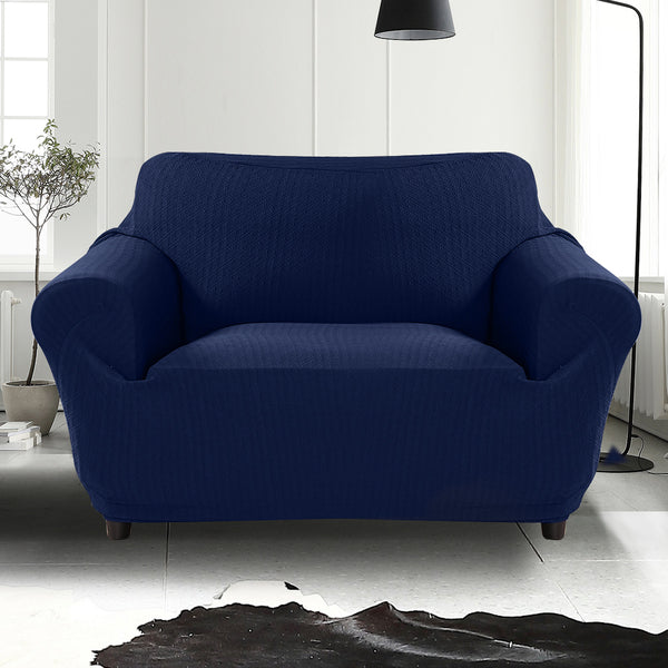 Slipcover Protector Couch Covers 2-Seater Navy