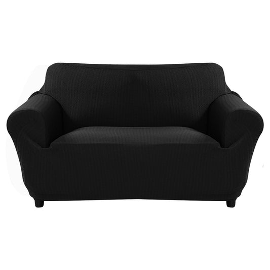 Slipcover Protector Couch Covers 3-Seater Black