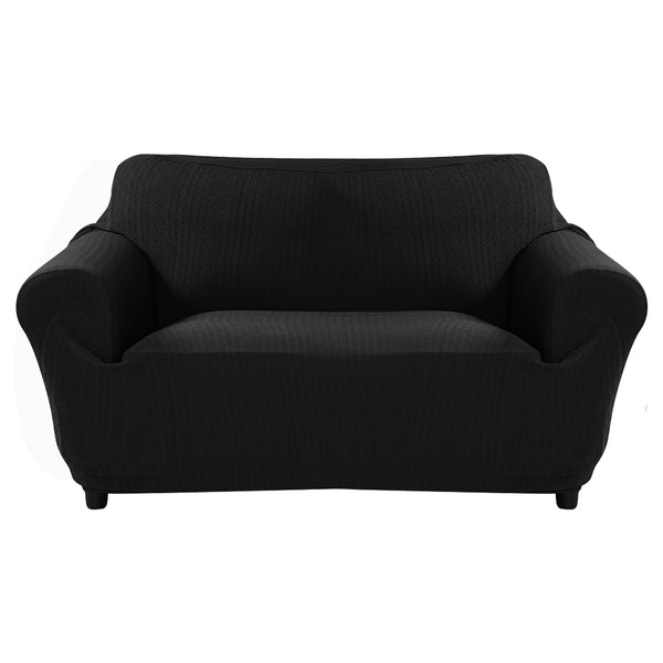  Slipcover Protector Couch Covers 3-Seater Black