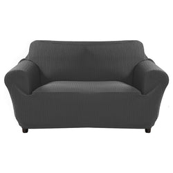 Slipcover Protector Couch Covers 3-Seater Dark Grey