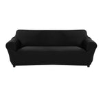 Slipcover Protector Couch Covers 4-Seater Black