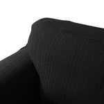 Slipcover Protector Couch Covers 4-Seater Black