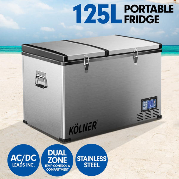  Kolner 125L Portable Fridge Cooler Freezer Camping
