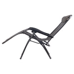 Sun Lounge Zero Gravity Chair Table Outdoor Folding Recliner Reclining