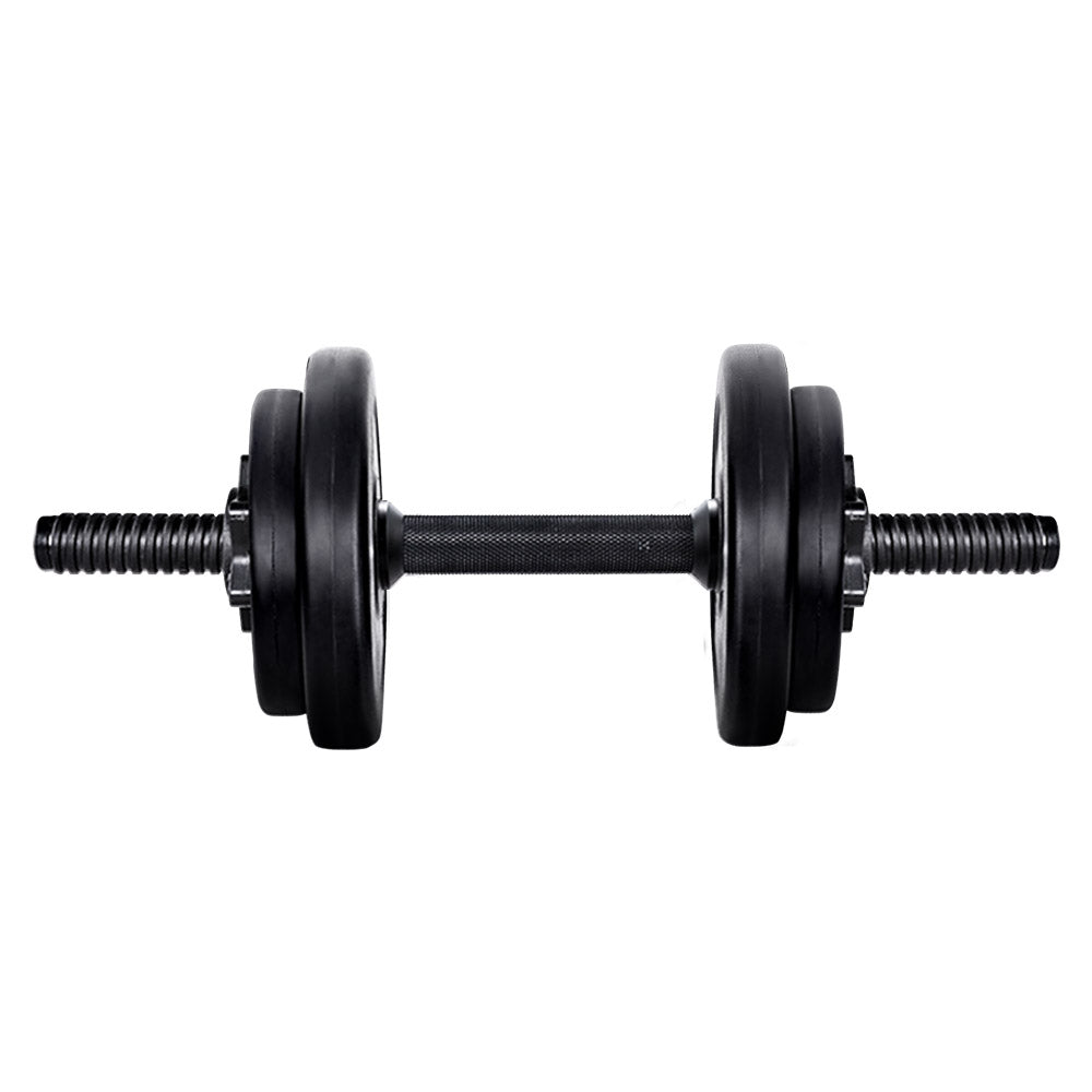 17KG Dumbbells Set Weight Plates Home Gym Fitness Exercise
