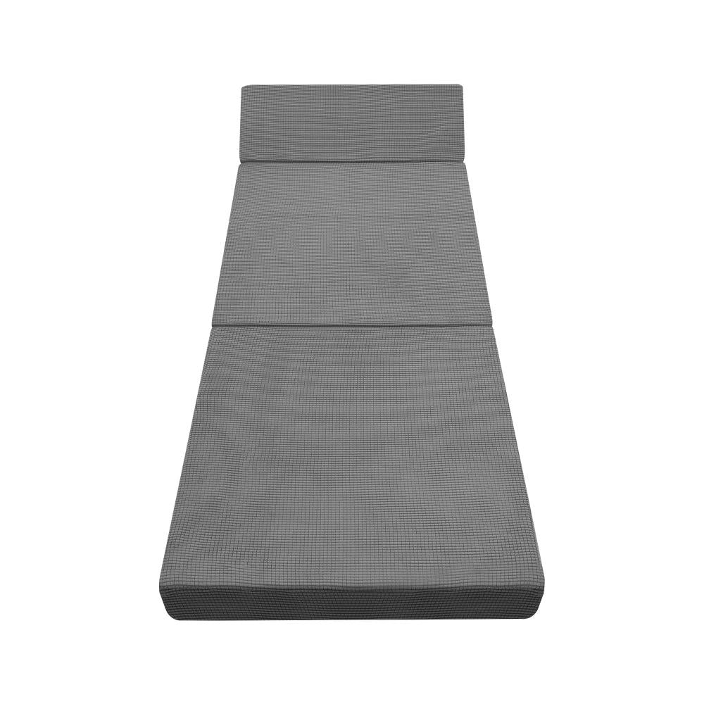 Simple Deals Foldable Mattress Folding Sofa Bed Trifold Sleeping Camping Cushion Single