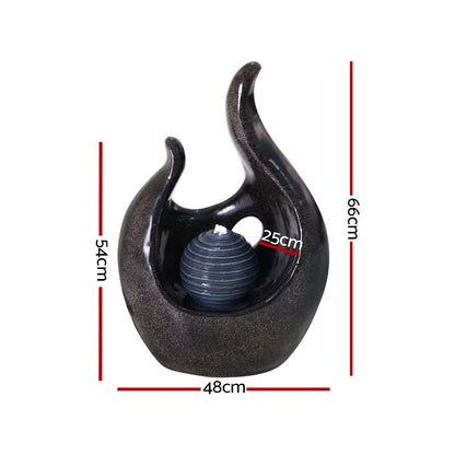 Outdoor Bird Bath Water Solar Fountain Cascading with Battery