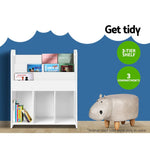 Kids Bookshelf Children Bookcase Display Cabinet Toys Storage Organizer