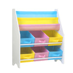 Kids Bookshelf Toy Storage Organizer Bookcase 2 Tiers