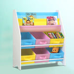 Kids Bookshelf Toy Storage Organizer Bookcase 2 Tiers