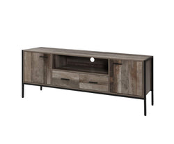 TV Cabinet Entertainment Unit Stand Storage Wood