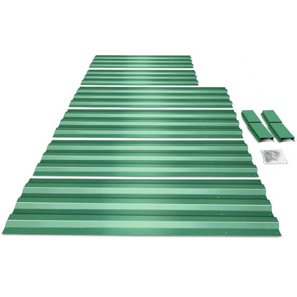 Greenfingers Garden Bed 150cm x 90cm 2x Galvanised Steel Raised Green Planter