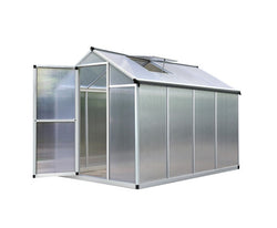 Greenfingers Greenhouse Aluminium Green House Garden Shed Greenhouses 2.42x1.9M - Melbourne Home & Living