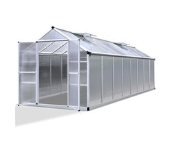 Greenfingers Greenhouse Aluminium Green House Garden Shed Greenhouses 4.7x2.5M - Melbourne Home & Living